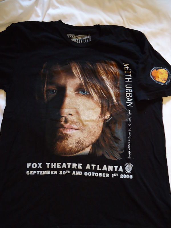 Keith Urban 2006 FOX Concert.LG T SHIRT