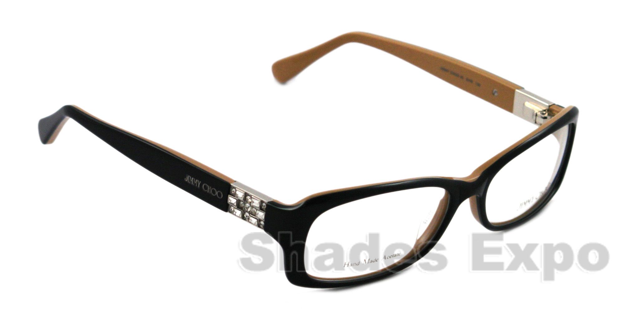 New Jimmy Choo Eyeglasses JC 45 Black SXW JC45 Auth