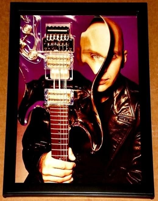 Joe Satriani Ibanez JS Crystal Planet Framed Portrait
