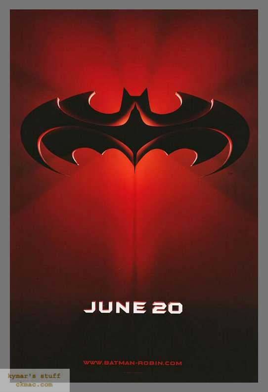 joel schumacher s batman robin red logo advance