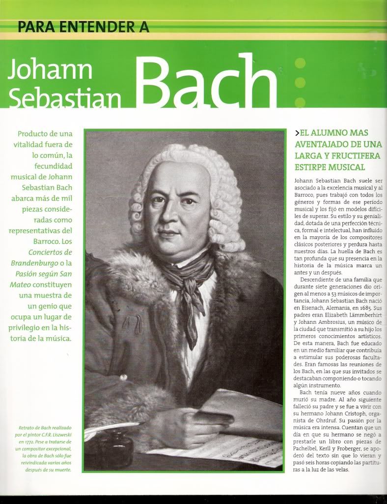 Johann Sebastian Bach Argentina Magazine Biography