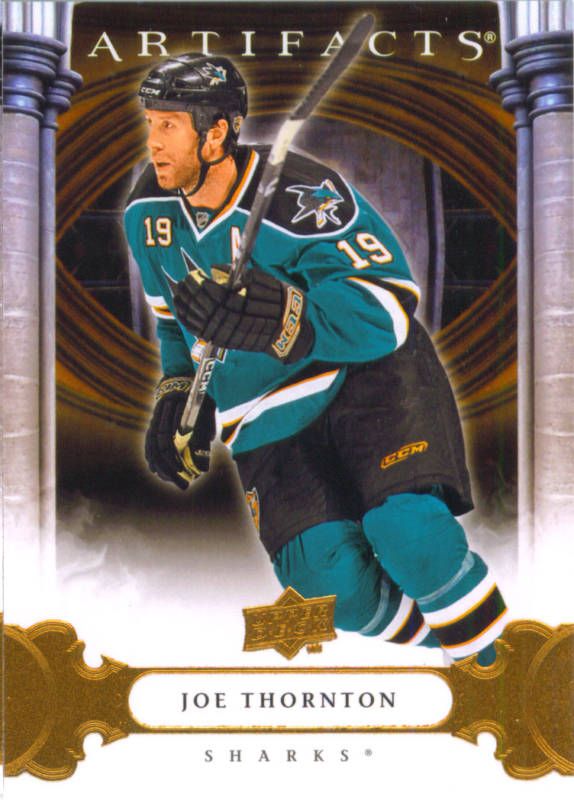 Joe Thornton 2009 10 UD Artifacts Base Card 31