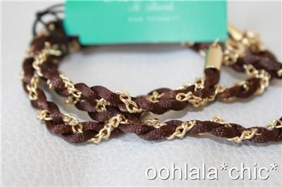 Calypso St Barth for Target Wrap Chain Bracelet Brown