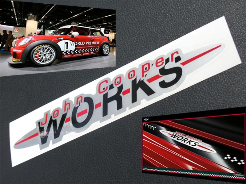 Pcs John Cooper Works Sticker JCW Mini s R53 R56 BMW CD24