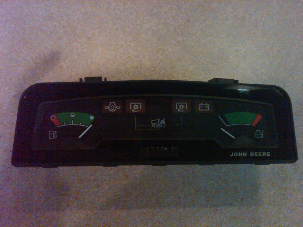 John Deere 425, 445, 455 Instrument Cluster AM115468, Dash Gage Fuel