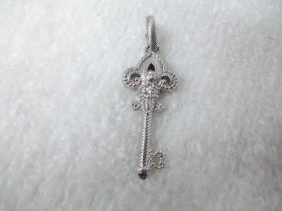 Judith Ripka Large Fleur de Lis Key Enhancer 2