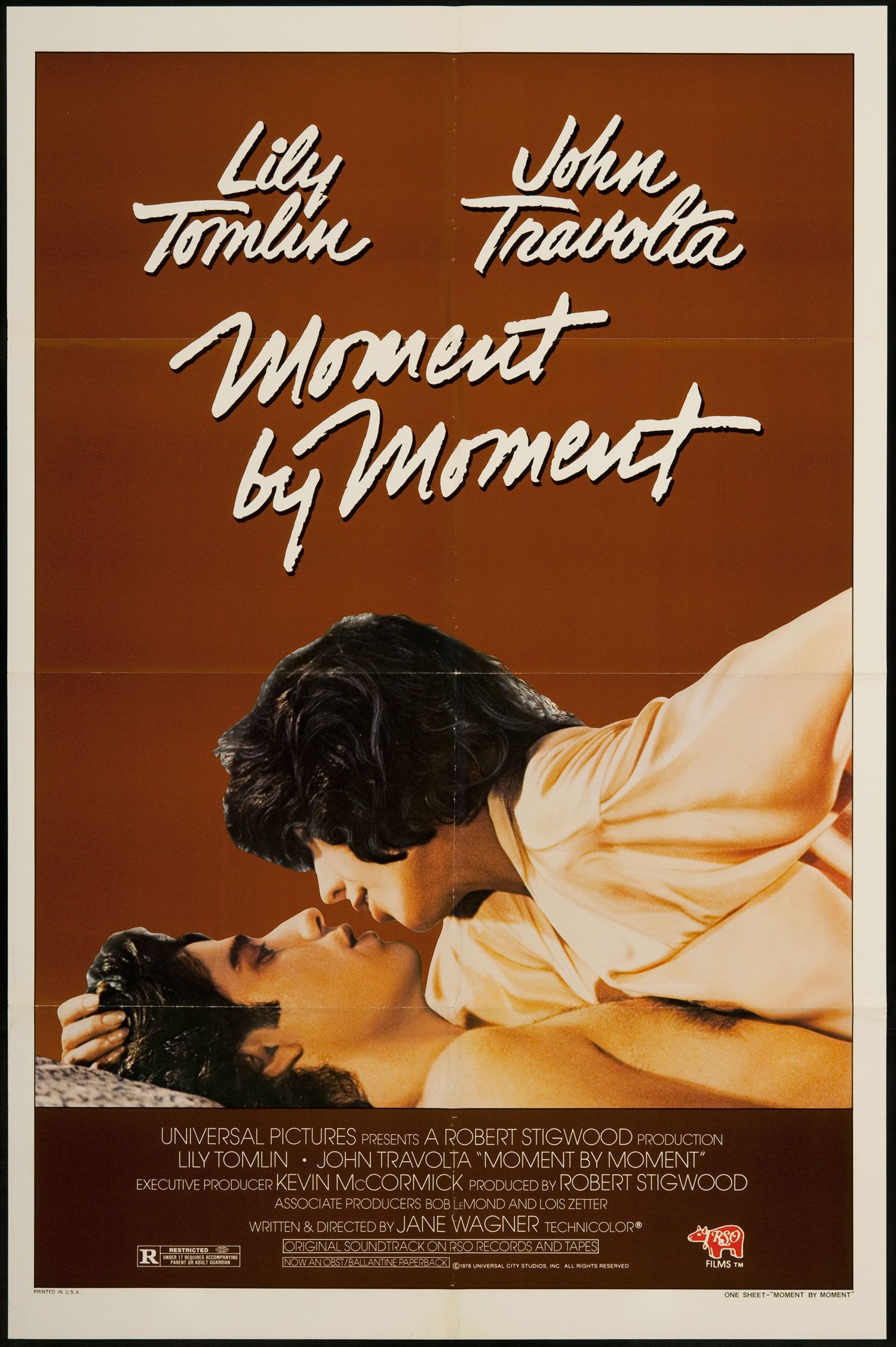 Moment by Moment 1978 Original U s One Sheet Movie Poster  