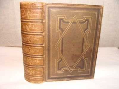 1862 Holy Bible 5th Edition Fine Leather Binding  