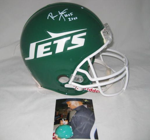 RONNIE LOTT signed NEW YORK JETS Proline Helmet w HOF  
