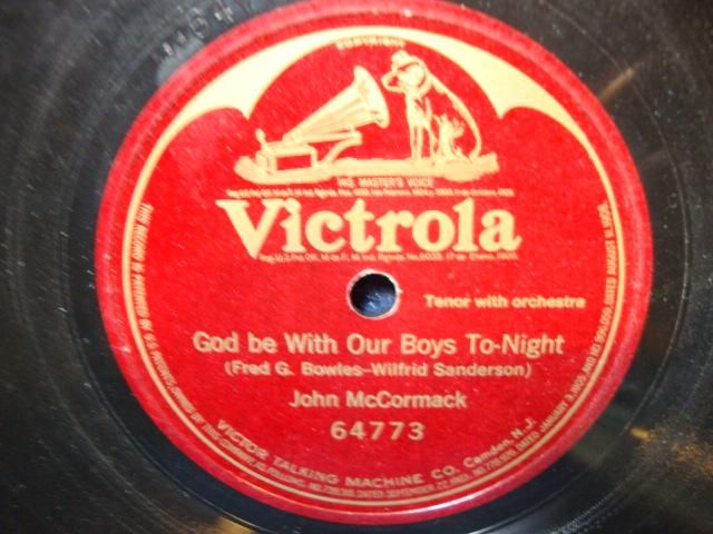 God Be with Our Boys to Night 1918 78rpm  