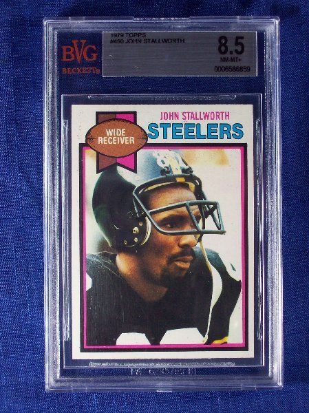 1979 Topps 450 John Stallworth BVG 8 5  