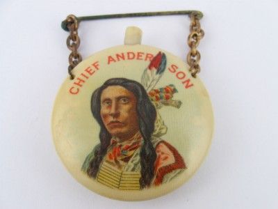 Antique Gar Grand Army Republic Civil War Veterans Chief Anderson Canteen  