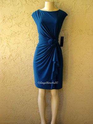 New Jones New York NY Cocktail Gown Evening Party Dress Sz 16US 44 46EU 18UK  