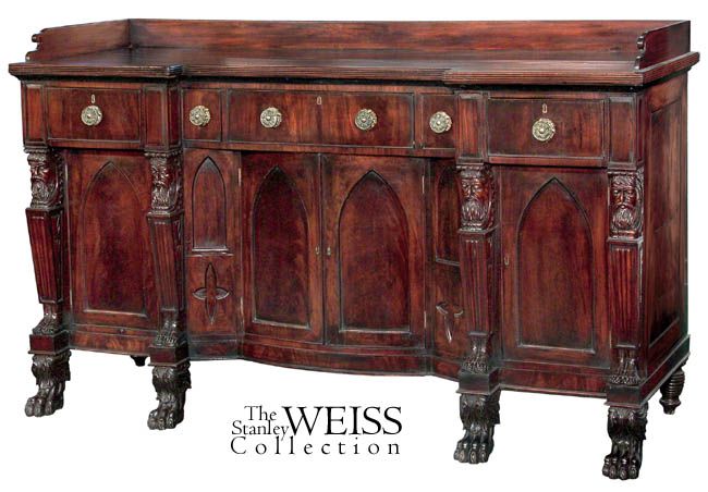 SWC Figural Neoclassical Sideboard C 1820  