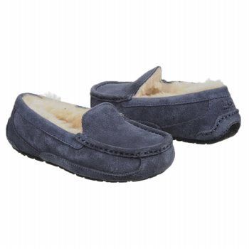 UGG Australia Kids Ascot Moccasin Slipper Midnight Navy 1974