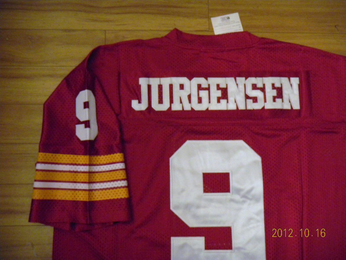 Sonny Jurgensen 9 Redskins 1974 Throwback Jersey Sz 56