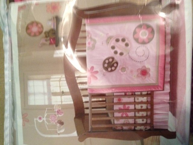 Just Born 4 Piece Pieces Nursery Lady Bug for Baby Girl