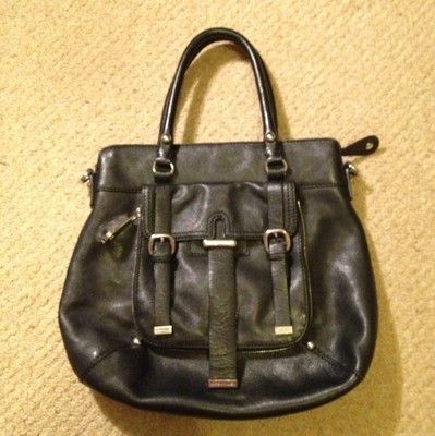 Karen Millen Black Leather Bag