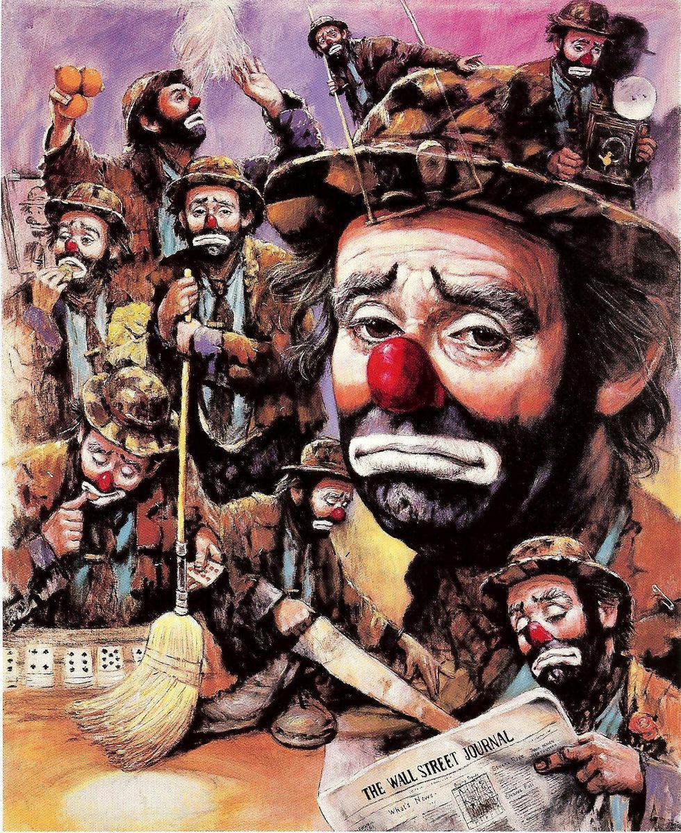 Emmett Kelly Retrospeective Print Artist Barry Leighton Jones