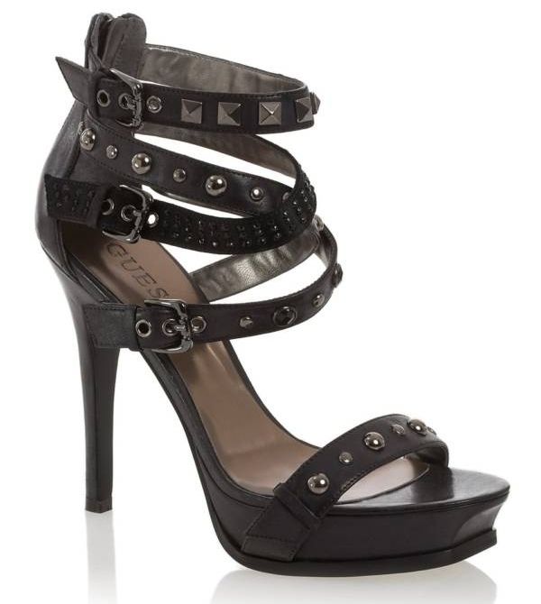 New Guess Kenvil Stiletto Heel Platform Sandal Shoes