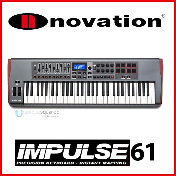 Novation Impulse 61 Key USB MIDI Controller Keyboard