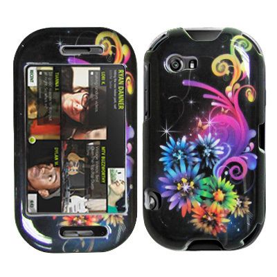 Sharp Kin 2 Two COLORFUL SNOWFLAKES Faceplate Protector Phone Case