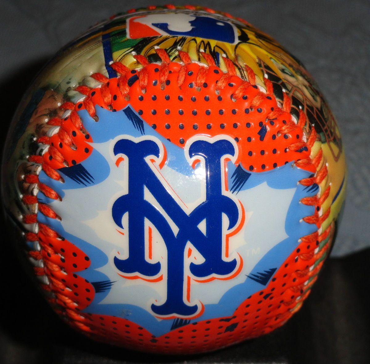 New York Mets Comic Book Style Souvenir Baseball