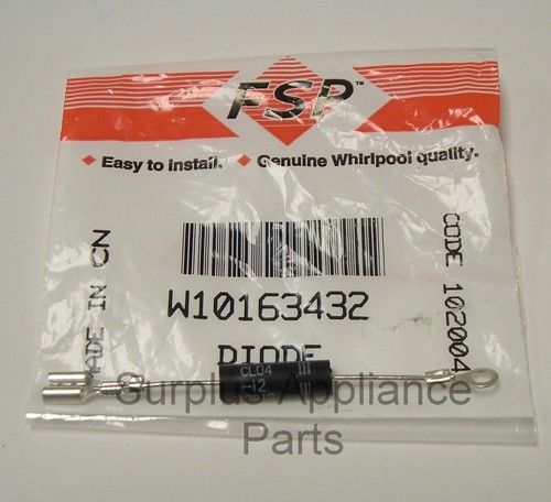 Whirlpool KitchenAid Microwave Diode W10163432 New