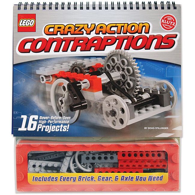 Klutz Lego Crazy Action Contraptions Book Kit Crazy Action