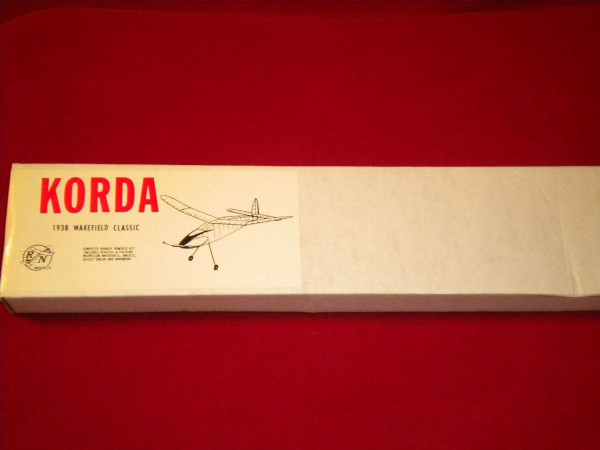 1938 Korda Wakefield Free Flight 3 4 Series Kit