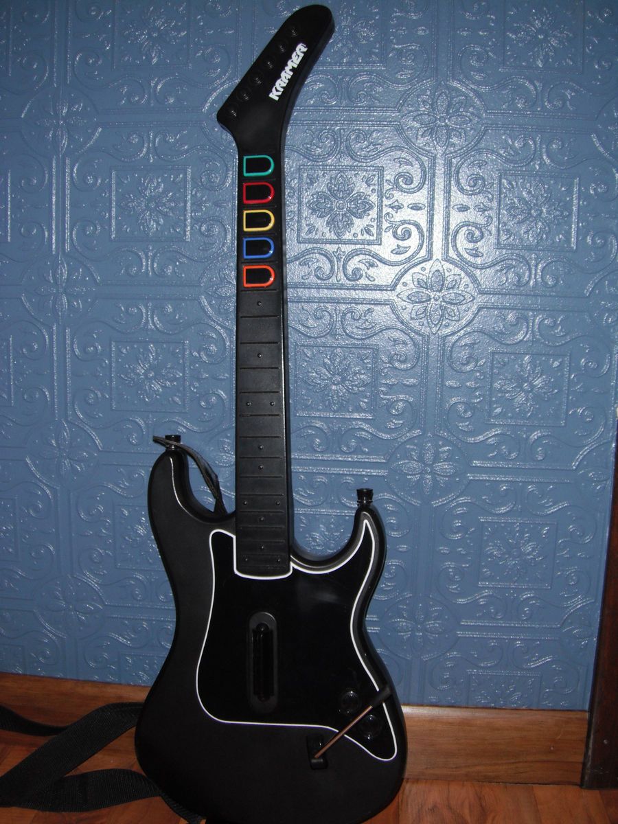 Guitar Hero Kramer Striker PS2 Guitar Redoctane Wireless Guitar