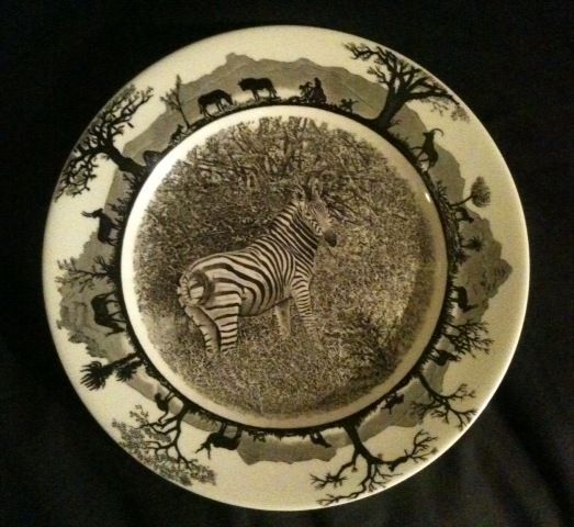 Kruger National Park Wedgwood Zebra 8½ inch Plate