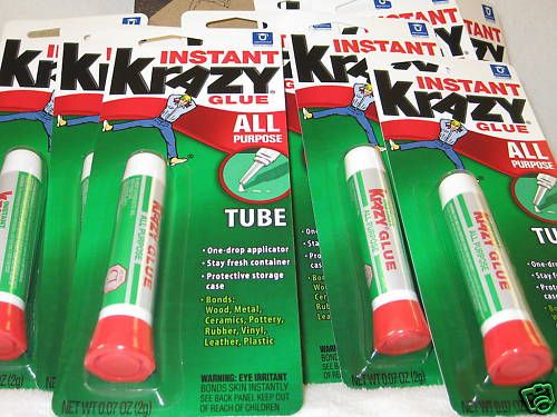 Krazy Glue All Purpose Instant Glue 07 oz Tubes 48 Ea