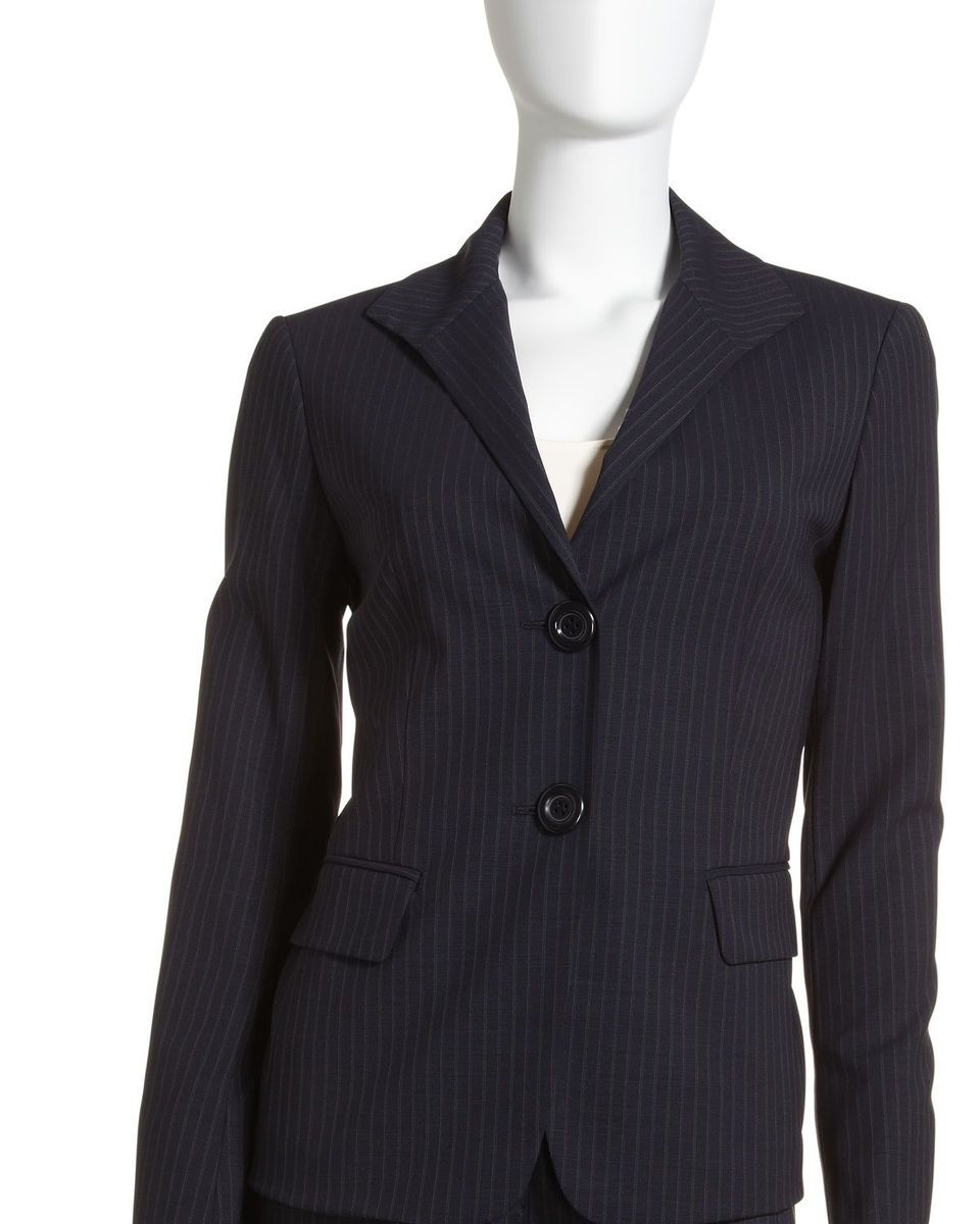 Lafayette 148 New York Alex Pinstripe Jacket