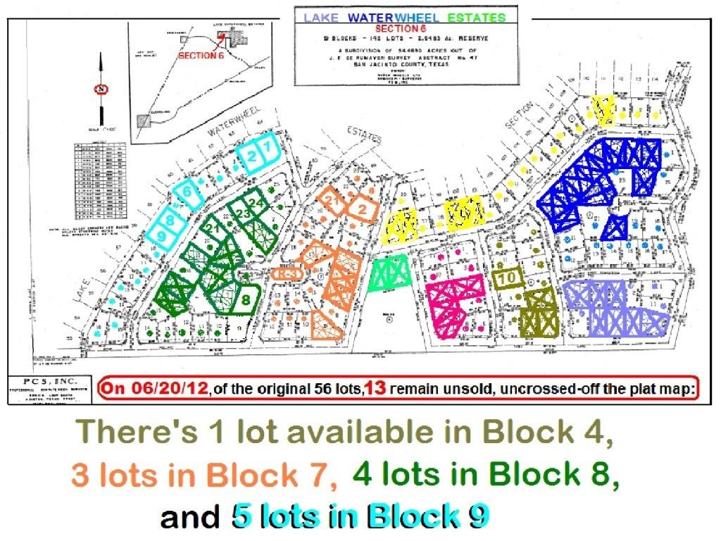 Lake Waterwheel Estates Lender Liquidation 103 Single Family Lots