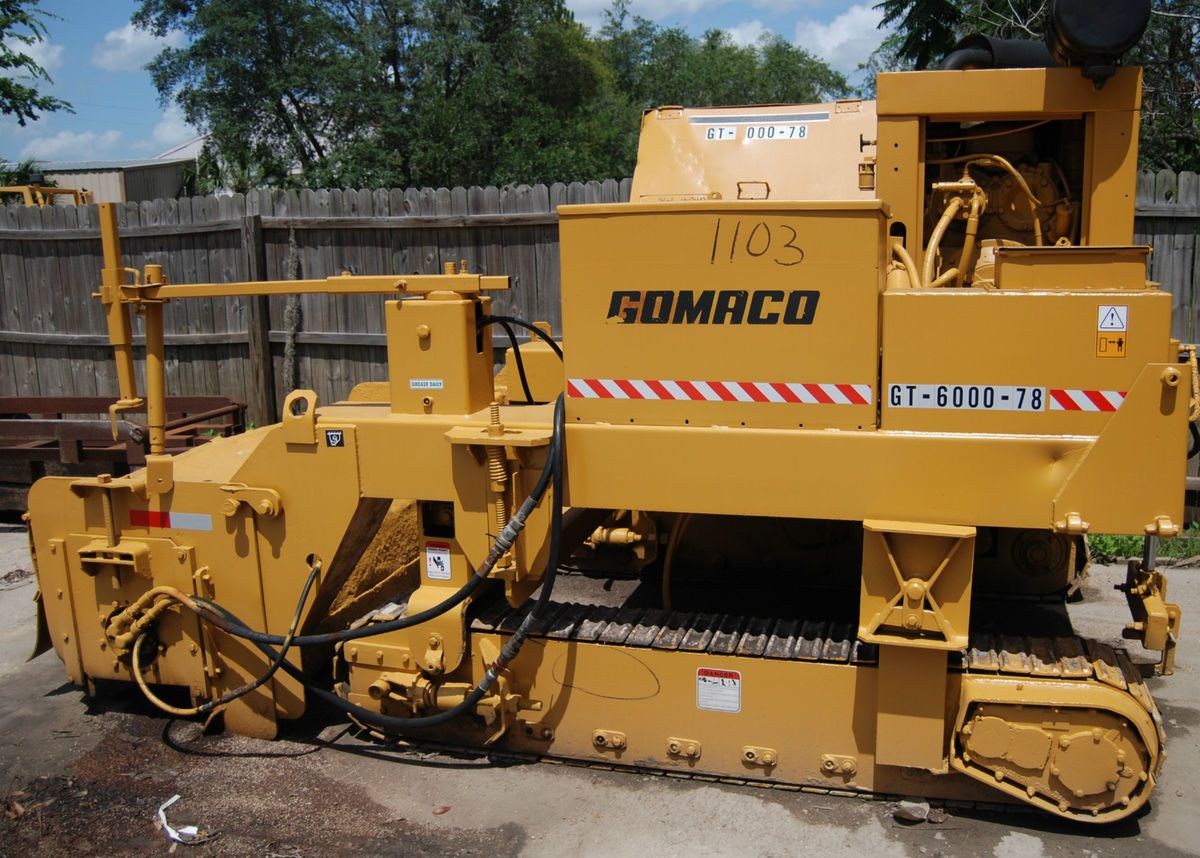 Gomaco Curb Machine GT 6000 78