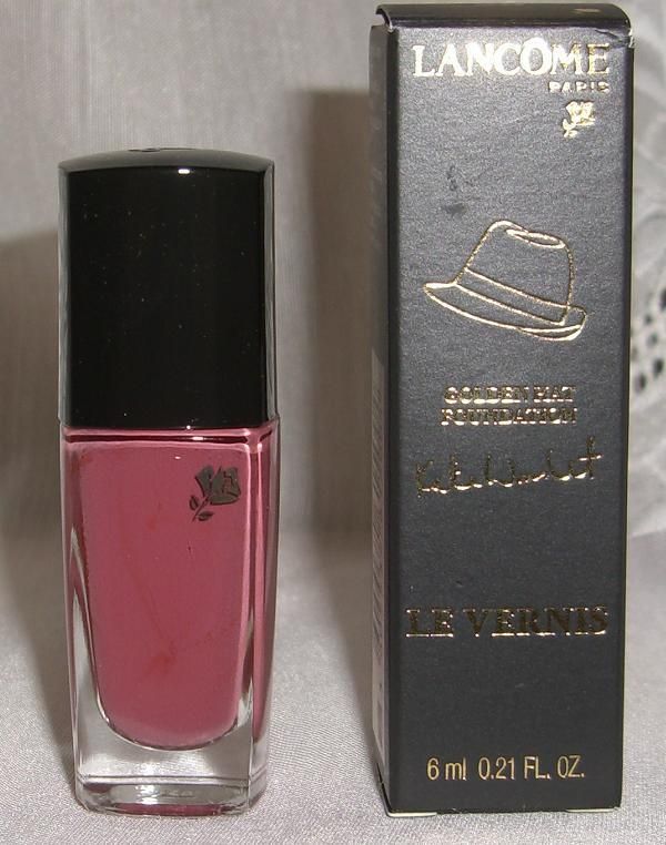 Lancome Kate Winslet Golden Hat Foundation Le Vernis Nail Polish Color