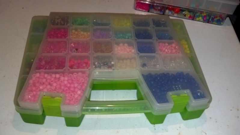 Large Lot of Plastic Pony Beads