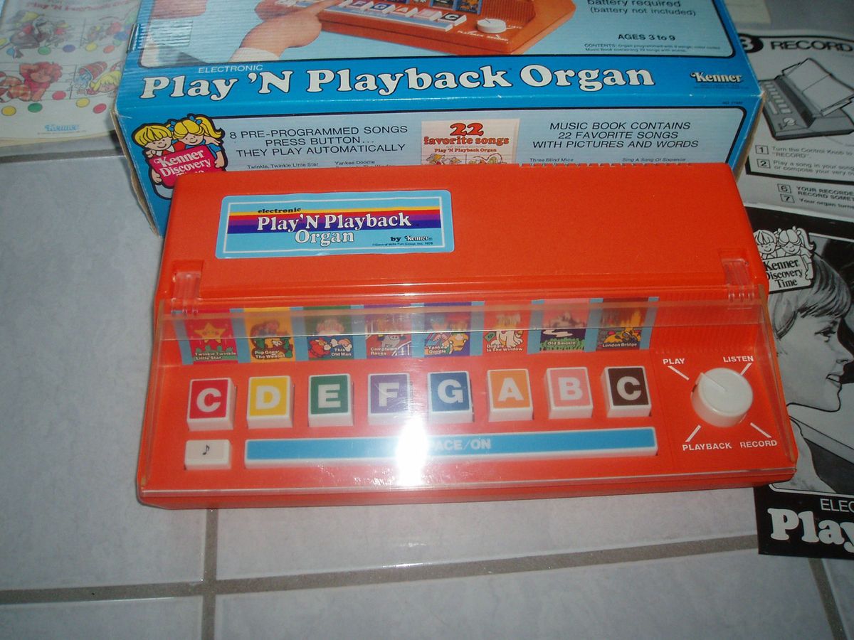 1978 Kenner Play  N Playback Organ