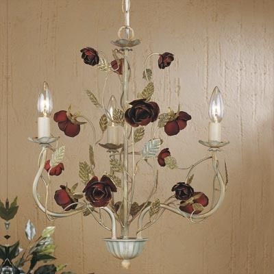 Laura Ashley Lighting English Rose Mini Chandelier