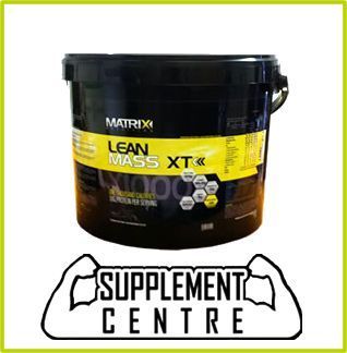 8kg Matrix Lean Mass XT Whey Protein Powder Weight Gain Strawberry