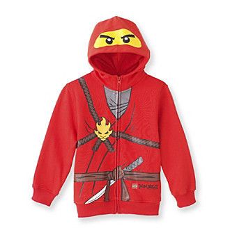 Lego Ninjago Red Fleece Hoodie Costume