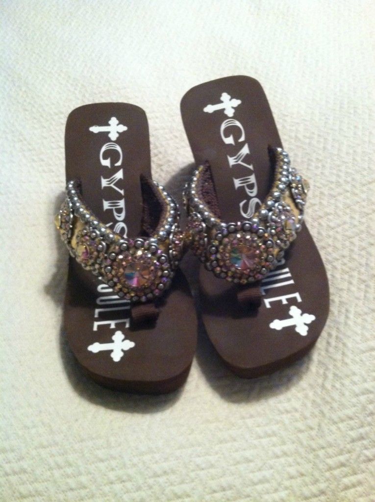 Gypsy Soule Wedge Flip Flops