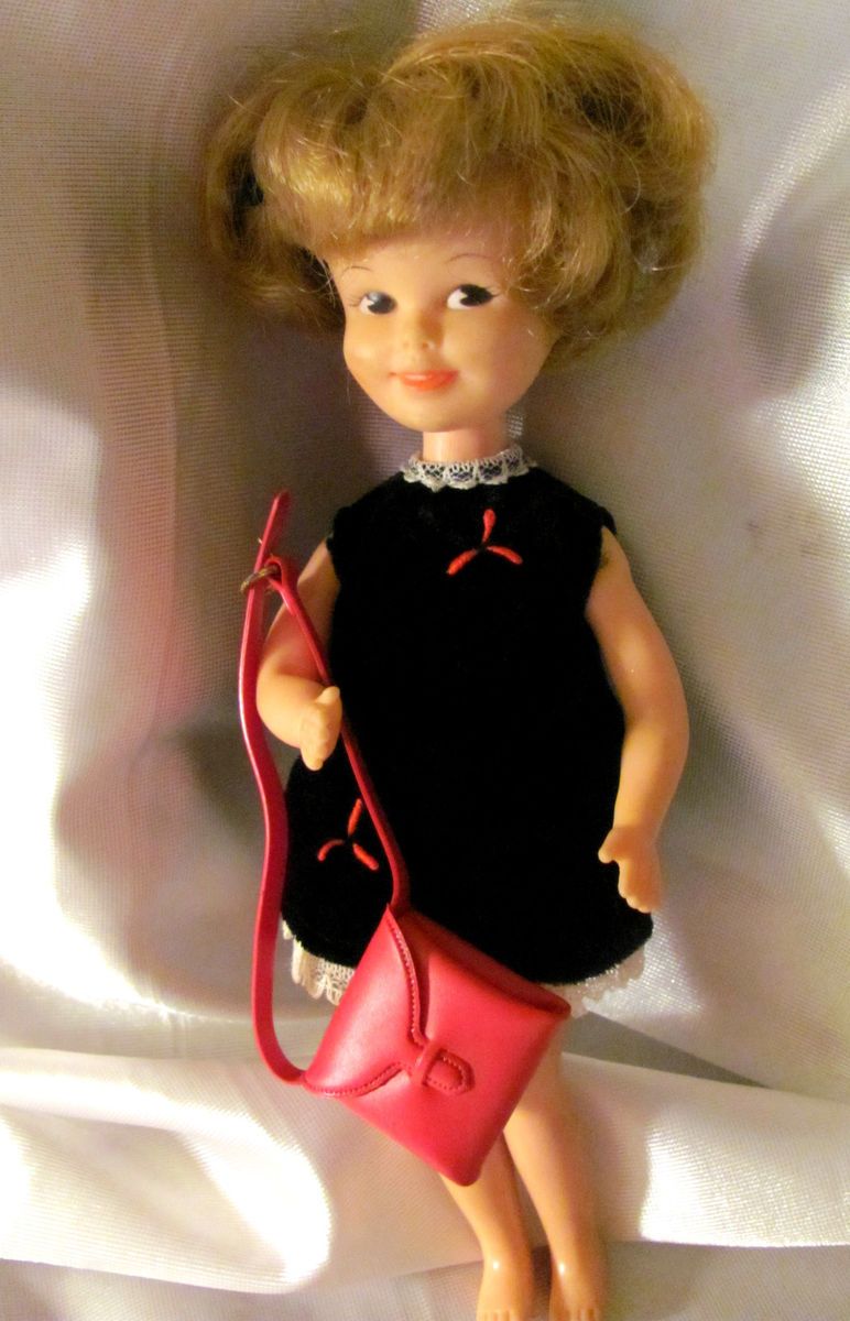 Vintage Penny Brite Poseable Doll Deluxe Reading 1960 s Attire