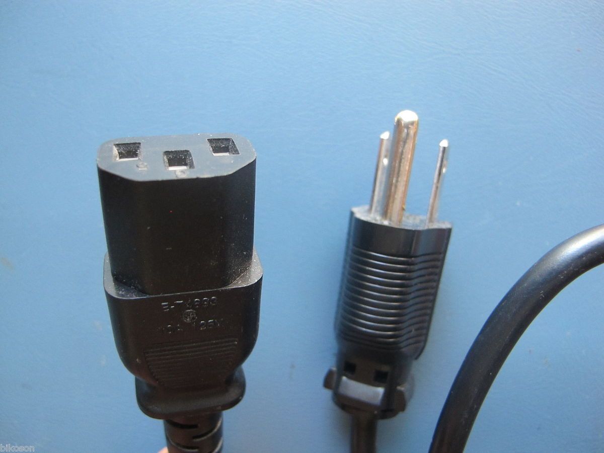 Lexmark X125 Fax x63 Printer Power Cord Cable