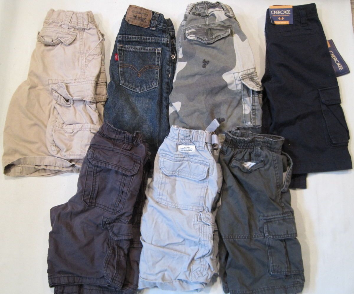 LOT OF 7 PAIRS BOYS SZ 7 LEVI GAP P.S. AEROPOSTALE CHILDRENS PLACE