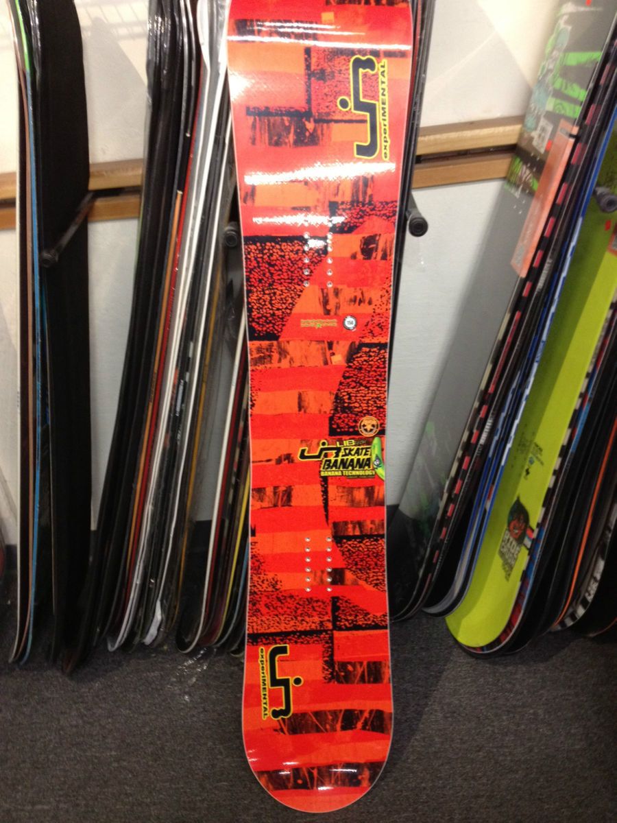 Brand New 2012 Lib Tech Skate Banana Snowboard 156cm Orange