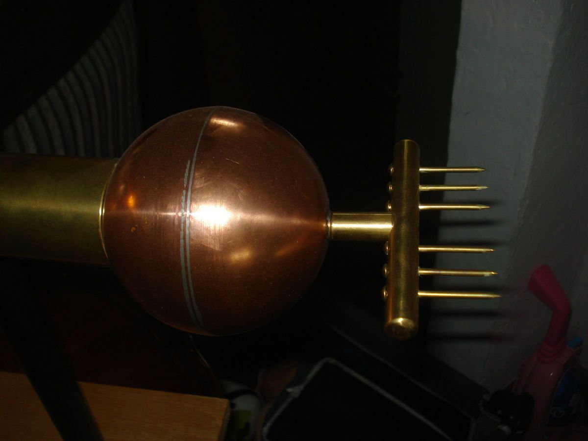 Collector Proof Plane Wimshurst Leyden Tesla Coil Van de Graaff