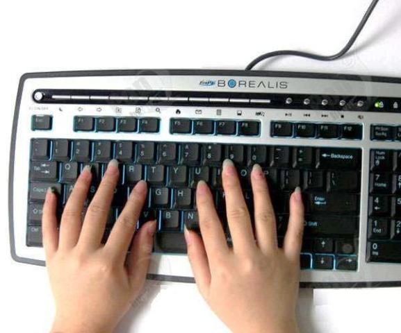 Computer Keyboard Luminescent Illuminated Lighted USB School Gift Best