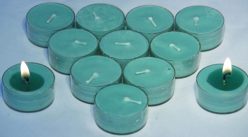 48 Menthol Eucalyptus high Scented 100 Palm Oil Tealights Maximum Tea